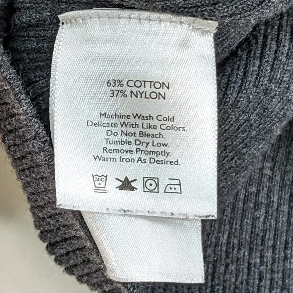 Eddie Bauer Sweater Gray sz S - Picture 5 of 6